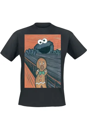 Sesamstraße T-shirt - The Cookie Monster - Scream - XS till M - Herrer