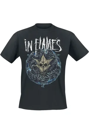 IN FLAMES T-shirt - Jesterhead Raven - S till 3XL - Herrer