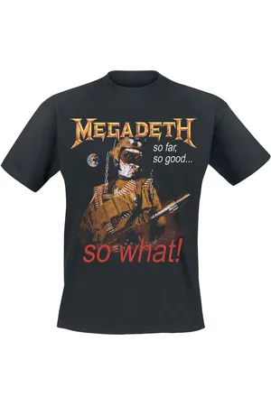 Megadeth T-shirt - So What Vintage Tracklist - S till XXL - Herrer