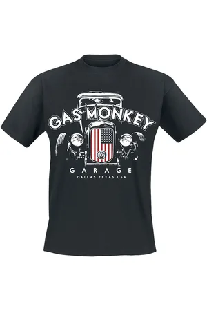 Gas Monkey Garage T-shirt - US flag grill - S till XL - Herrer