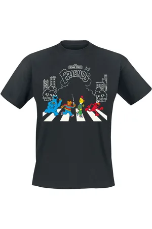 Sesamstraße T-shirt - Ernie, Bert, Cookie Monster, Elmo - Come Together - S till 3XL - Herrer