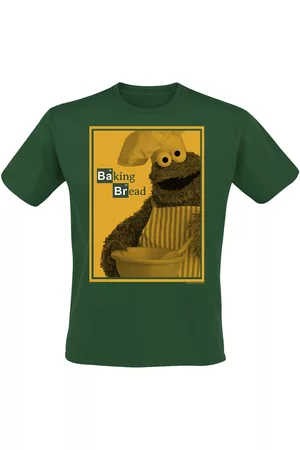 Sesamstraße T-shirt - Cookie Monster - Baking Bread - S till 3XL - Herrer
