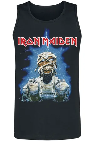 Iron Maiden Tanktop - Powerslave World Slavery Tour 1984-1985 - S till XXL - Herrer