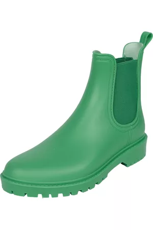 Bred rækkevidde konstruktion fantastisk Grønne gummistøvler for kvinder | FASHIOLA.dk