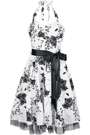 H&R London Mellemlang kjole - Floral Long Dress - XS till XXL - Damer