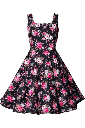 Belsira Mellemlang kjole - Swing-Blumenkleid - S till 4XL - Damer