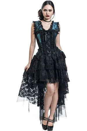 Burleska Lang kjole - Ophelie Dress - S till 4XL - Damer
