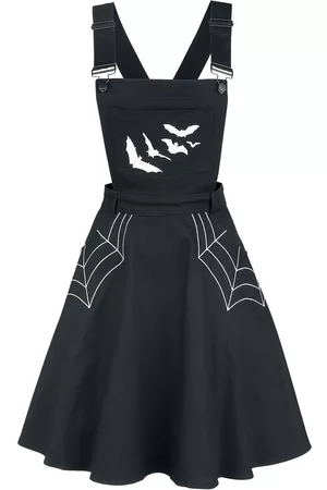 Hell Bunny Kort kjole - Miss Muffet Pinafore - XS till 4XL - Damer