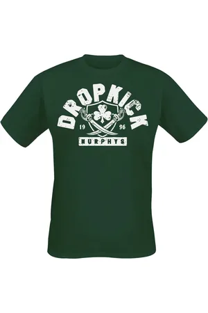 Dropkick Murphys T-shirt - Bruin Badge - S till XXL - Herrer