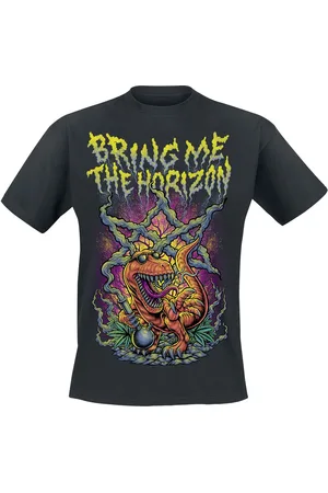 Bring Me The Horizon T-shirt - Smoking Dinosaur - S till XXL - Herrer