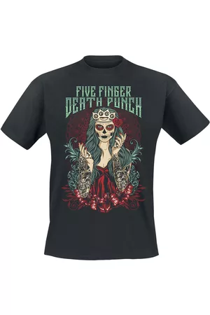 Five Finger Death Punch T-shirt - Lady Muerta - S till 4XL - Herrer
