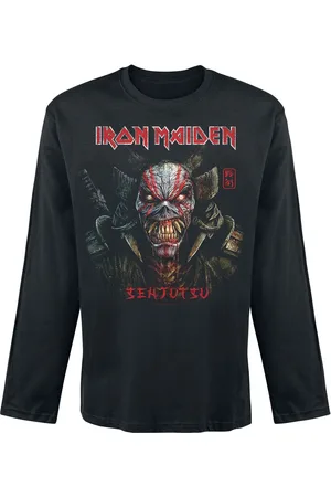 Iron Maiden Langærmet - Senjutsu Back Cover - S till L - Herrer