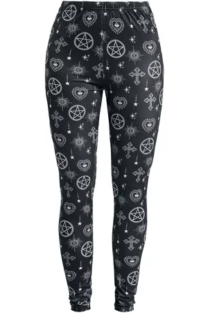 Gothicana Leggings - Leggings allover - S till M - Damer