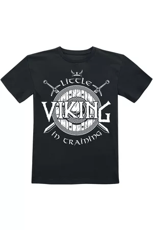Slogans Fun T-shirt - Little Viking in training - 104 till 164 - Unisex