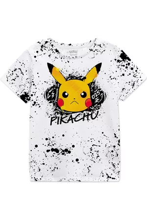 Pokemon Gaming T-shirt - Børn - Pikachu splat - 104 till 152 - Unisex