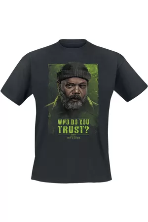 Secret Invasion T-shirt - Who do you trust? Nick Fury - S till M - Herrer