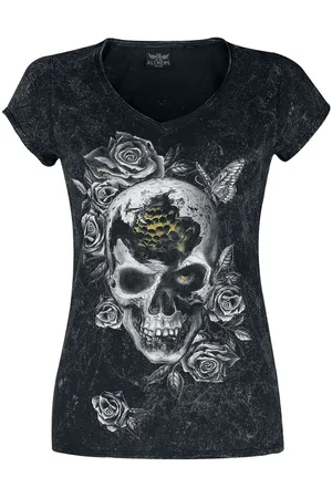 Alchemy T-shirt - Bee Skull - S till 4XL - Damer