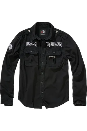 Iron Maiden Langærmet skjorte - Vintage Shirt Eddie - M till 4XL - Herrer