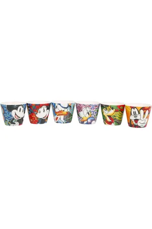 Mickey & Minnie Mouse Disney Kop - Mickey and Friends - Espresso, sæt med 6 - Unisex