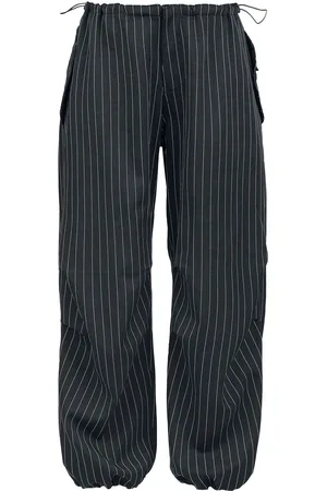 Banned Alternative Stofbukser - Raven pinstripe - XS till XXL - Damer