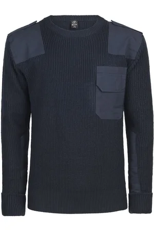 Brandit Striktrøje - BW Pullover - M till 4XL - Herrer