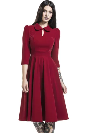 H&R London Mellemlang kjole - Glamorous Velvet Tea Dress - XS till XL - Damer