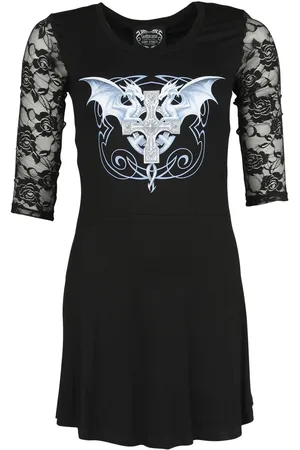 Gothicana Langærmet - Gothicana X Anne Stokes long-sleeved top - S till XL - Damer