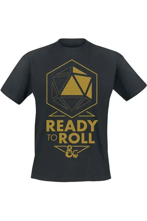 Dungeons and Dragons T-shirt - Ready to Roll - S till XXL - Herrer