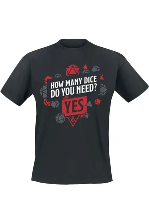 Dungeons and Dragons T-shirt - Dice - S till XXL - Herrer