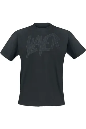 Slayer T-shirt - Black On Black Logo - S till 4XL - Herrer
