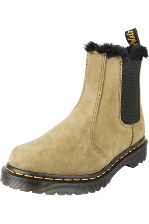 Dr. Martens Støvle - 2976 Leonore - Dms Olive Buffbuck - EU36 till EU38 - Damer