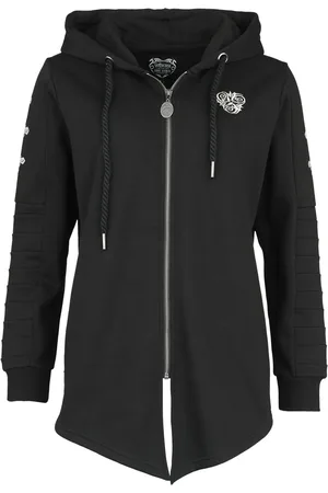 Gothicana Hættetrøje med lynlås - Gothicana X Anne Stokes hoodie jacket - S till M - Damer