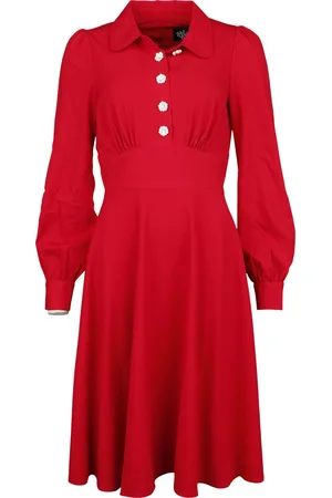 Hell Bunny Mellemlang kjole - Mia midi - S - Damer