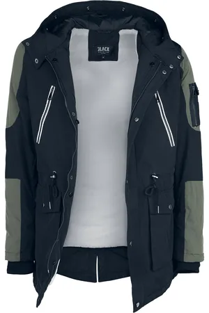EMP Vinterjakke - Casual winter jacket with faux-fur collar - S till XL - Herrer