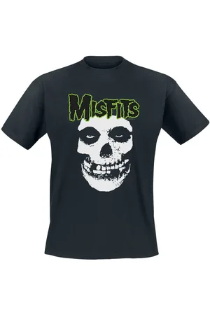 Misfits T-shirt - Green Skull - S till XXL - Herrer