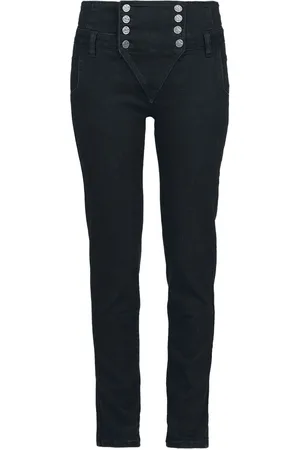 EMP Stofbukser - Double Button Placket Jeans - W27L30 till W30L32 - Damer