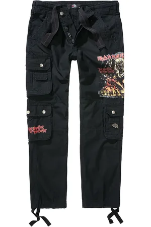 Iron Maiden Cargobukser - Pure Slim Trousers - S till 5XL - Herrer