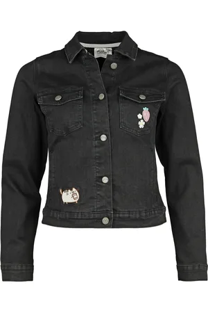 Pusheen Jeansjakke - Strawberry - S till XXL - Damer