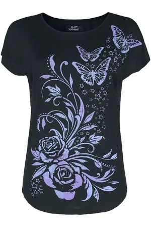 Full Volume T-shirt - T-Shirt with Print and Mesh Back - XS till XXL - Damer