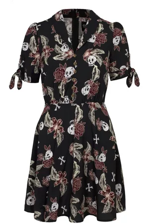 Hell Bunny Kort kjole - Alani Mini Dress - XS till XL - Damer