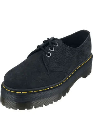 Dr. Martens Lave sko - 1461 Quad II - Charcoal Grey Tumbled - EU40 - Unisex