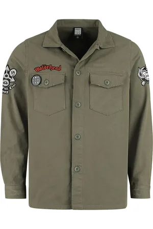 Motörhead Langærmet skjorte - Military Shirt - Shacket - S till XXL - Herrer