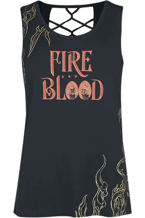 Game of Thrones Top - Fire And Blood - S till XXL - Damer