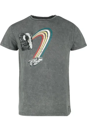 STAR WARS Disney T-shirt - Millenium Falcon Nostalgia - L - Herrer