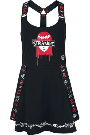 Gothicana Kort kjole - Gothicana X Emily The Strange Dress - S till XXL - Damer