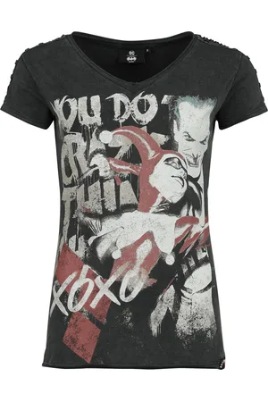 Batman T-shirt - Harley Quinn & Joker - L till XXL - Damer