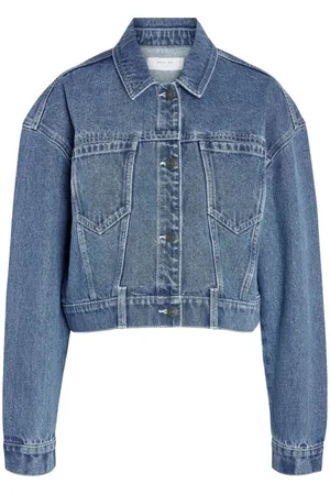 Noisy May Jeansjakke - NMRONJA L/S CROP DNM JACKET VI433MB NOOS - XS till XL - Damer