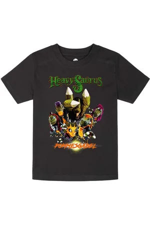 Heavysaurus T-shirt til børn - Baby- & børnetøj - Metal-Kids - Pommesgabel - drenge og piger