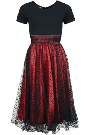 Belsira Mellemlang kjole - Retrokleid mit Punkten - S till XL - Damer
