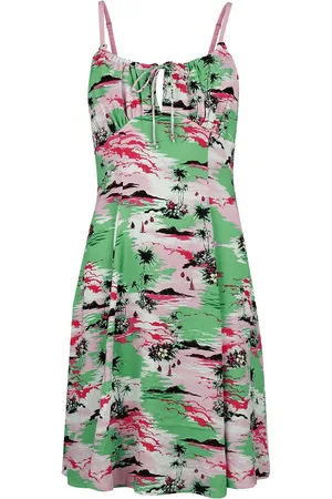 Hell Bunny Mellemlang kjole - Kai Knee Dress - XS till 4XL - Damer